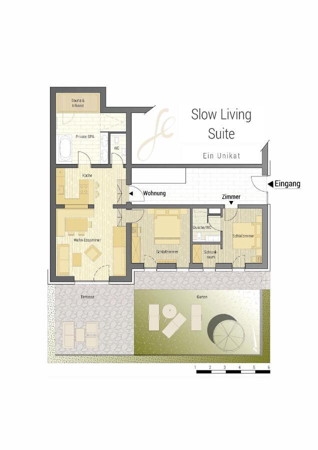 Slow Living Suite - Ferienwohnung Mit Privater Sauna & Garten Fiss Εξωτερικό φωτογραφία